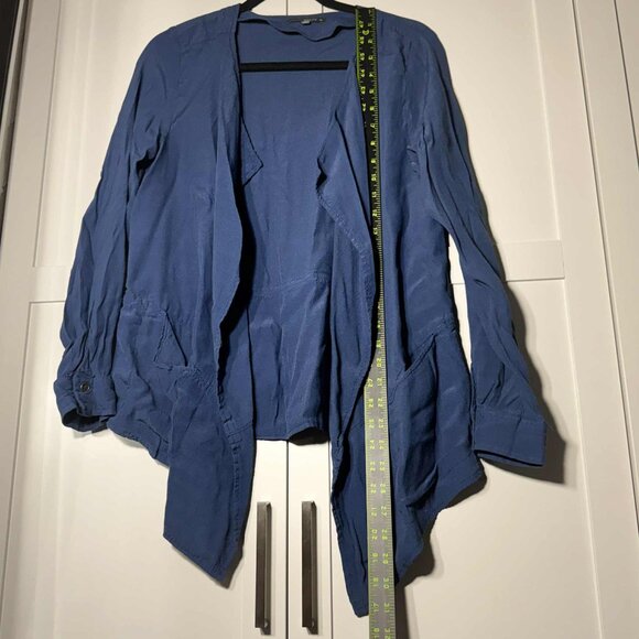 Matty M Women Cardigan Casual Blue MEDIUM - Picture 4 of 7